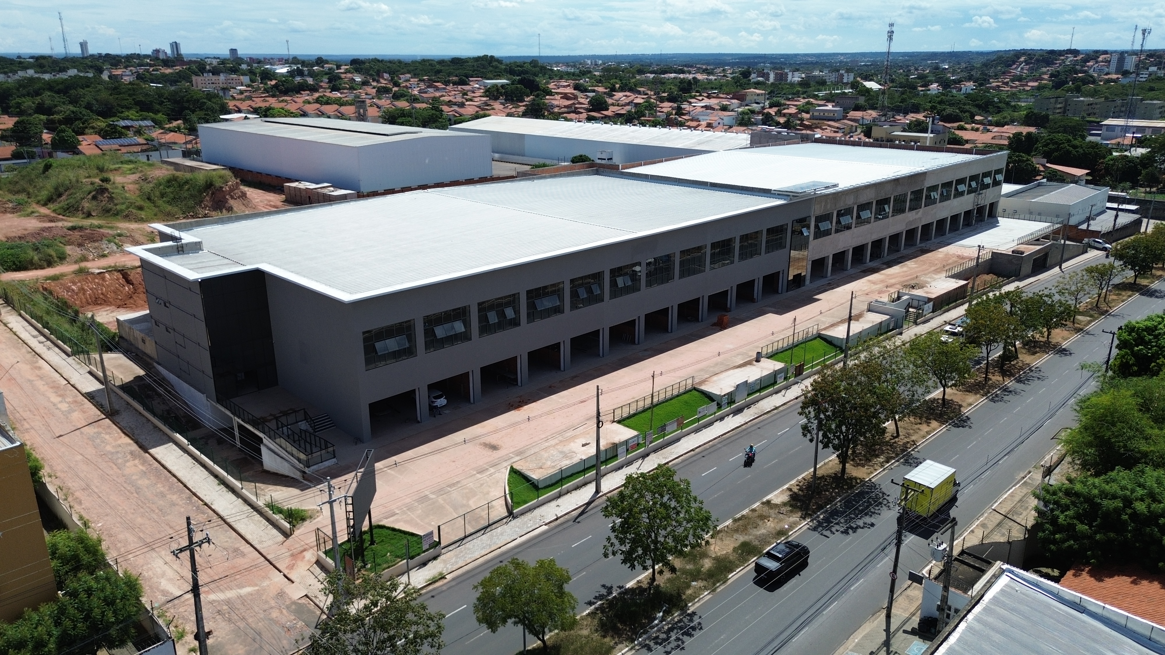 Vista aérea do HR Mall