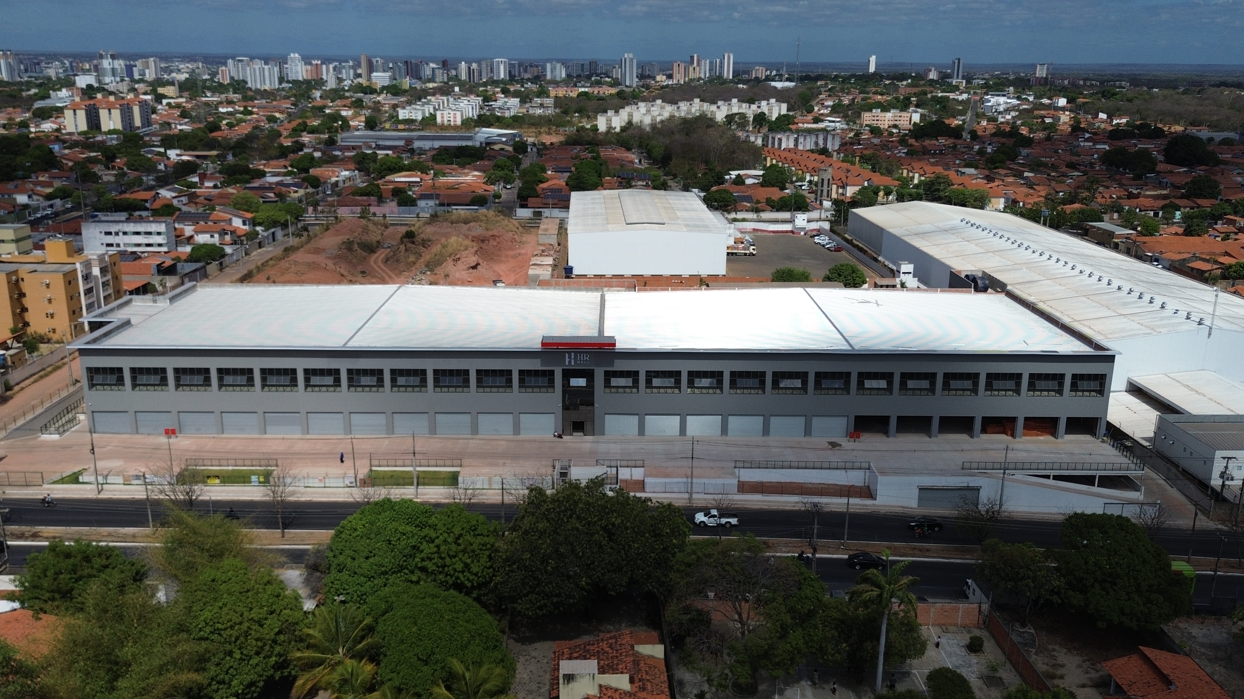Vista aérea do HR Mall